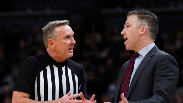 davidson coach Matt McKillop vs purdue